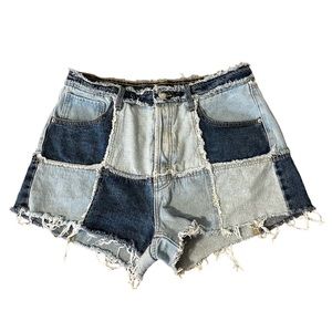 Wild Fable patchwork denim shorts